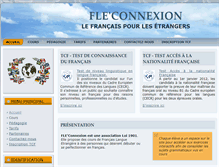 Tablet Screenshot of fle-connexion.com